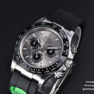 Daytona 116519 SS APSF Gray Dial Ceramic Bezel Lume Marker Oysterflex Strap Tungsten Version SH4130
