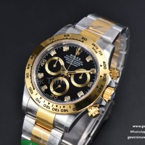 Daytona 116503 YG/SS APSF Black Dial Diamond Marker YG/SS Bracelet SH4130
