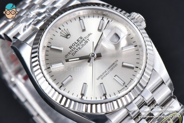 DateJust 36MM 126234 Clean CF Silver Dial Jubilee Bracelet VR3235 - Image 6