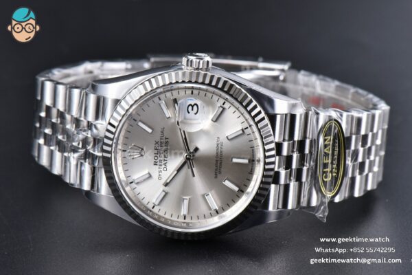DateJust 36MM 126234 Clean CF Silver Dial Jubilee Bracelet VR3235 - Image 7