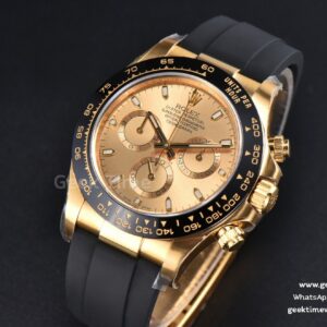 Daytona 116518 YG Clean Factory CF YG Dial Lume Marker Oysterflex Strap 4130