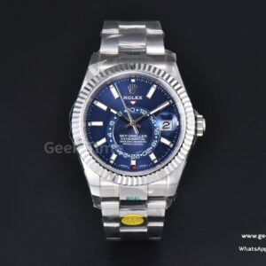 Sky-Dweller 326934 42mm ZF 904L Blue Dial SS Bracelet A2824