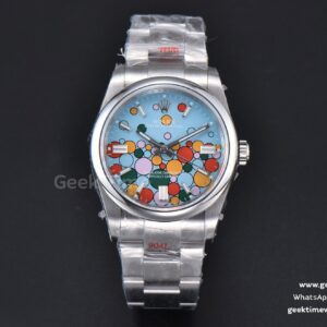 Oyster Perpetual 126300 GMF 41mm 904L Smooth Bezel Tiffany Blue Balloon Dial SS Bracelet VR3230