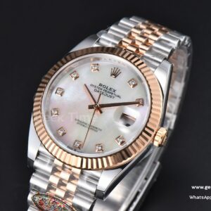 DateJust 41mm 126331 Clean CF RG/SS MOP Dial Jubilee Bracelet VR3235