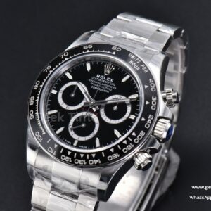 Daytona 126500 40mm VSF 904L Black Dial SS Braclet A4131 Mod
