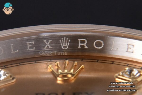 DateJust 36MM 904L YG/SS GMF Fluted Bezel YG Dial Diamond Marker Jubilee Bracelet VR3235 - Image 11