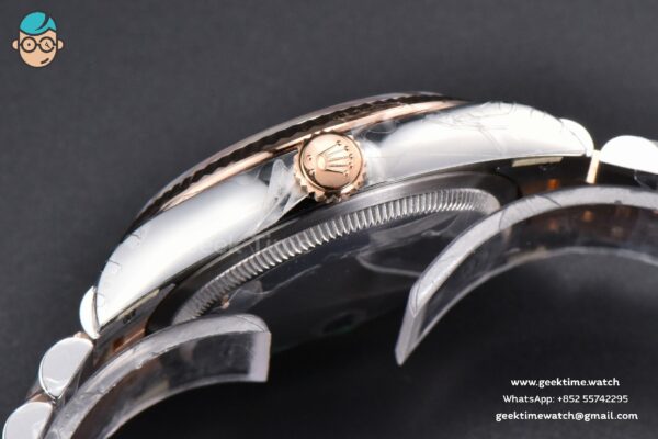 DateJust 36MM 126231 RG/SS VSF Wimbleton Gray Dial Green Marker Jubilee Bracelet VS3235 - Image 14