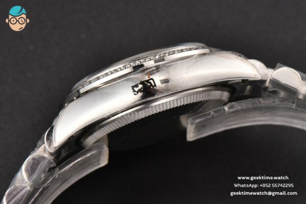 DateJust 31MM Ladies 904L WF Diamond Pink Dial Roma Marker Oyster Bracelet A2671 - Image 17