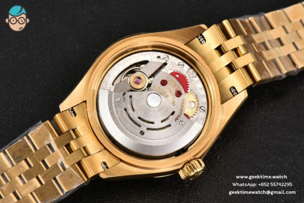 DateJust 28MM Ladies WF YG Diamond Gold Dial Diamond Marker Jubilee Bracelet A2236 - Image 21