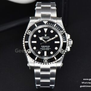 Submariner No Date 114060 40mm 114060 VSF schwarzes Zifferblatt SS-Armband VS3130