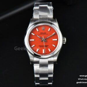 Oyster Perpetual 277200 31mm EWF Red Dial SS Bracelet A3230