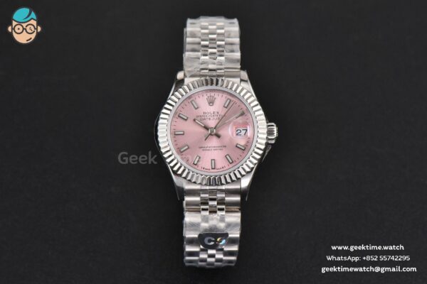 DateJust 28MM Ladies WF Pink Dial Jubilee Bracelet A2236 - Image 2