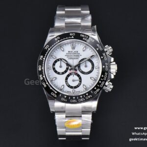 Daytona 116500 SS ZF Panda White Dial SS Bracelet SA4130