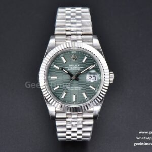 DateJust 41mm 126334 BPF Mint Green Motif Dial Jubilee Bracelet A2824