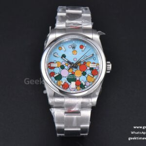 Oyster Perpetual 126000 GMF 36mm 904L Smooth Bezel Tiffany Ballon Blue Dial SS Bracelet VR3230