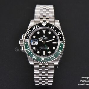 GMT Master II 126720 VTNR 904L V9F Sprite schwarz-grünes Jubilee-Armband SH3285