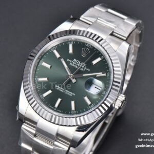DateJust 41MM 126334 904L Clean CF Mint Green Dial Oyster Bracelet VR3235