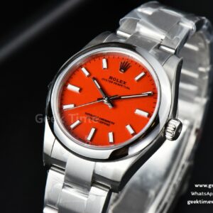 Oyster Perpetual 277200 31mm EWF Red Dial SS Bracelet A3230