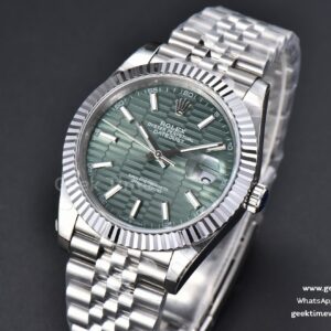 DateJust 41MM 126334 BPF Mint Green Motif Dial Jubilee Bracelet A2824