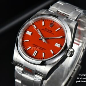 Oyster Perpetual 126000 36mm EWF Red Dial SS Bracelet A3230