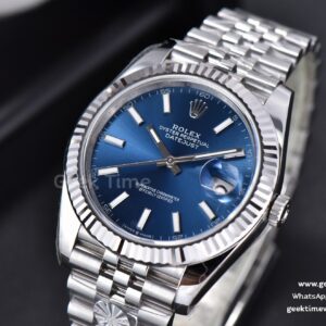 DateJust 41mm 126334 904 SS ARF Blue Dial Sticks Markers on Jubilee Bracelet VR3235