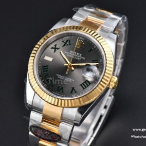 DateJust 41mm 126333 Clean CF YG/SS Wimbledon Gray Dial Oyster Bracelet VR3235