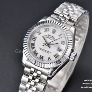 DateJust 28MM WF White Dial Lume Marker Jubilee Bracelet A2671