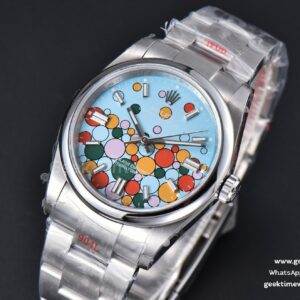 Oyster Perpetual 126000 GMF 36MM 904L Smooth Bezel Tiffany Ballon Blue Dial SS Bracelet VR3230