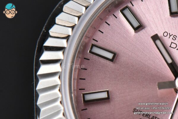 DateJust 28MM Ladies WF Pink Dial Jubilee Bracelet A2236 - Image 10