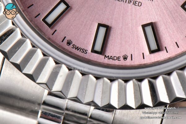 DateJust 28MM Ladies WF Pink Dial Jubilee Bracelet A2236 - Image 16