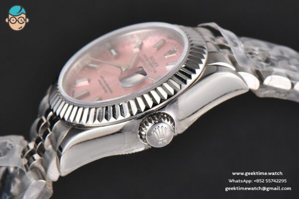 DateJust 28MM Ladies WF Pink Dial Jubilee Bracelet A2236 - Image 18