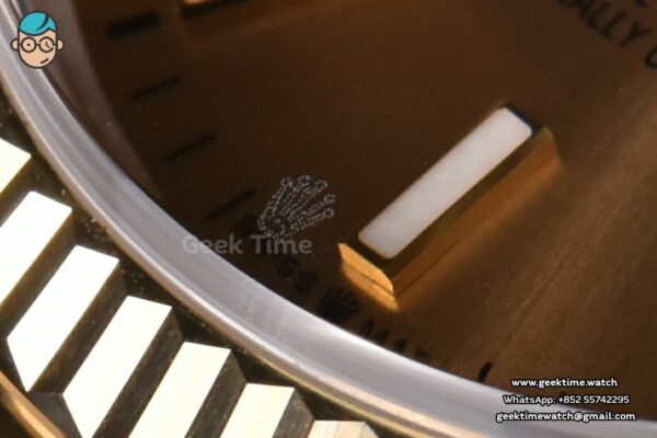 DateJust 36MM 904L YG/SS GMF Fluted Bezel YG Dial Lume Marker Jubilee Bracelet VR3235 - Image 12