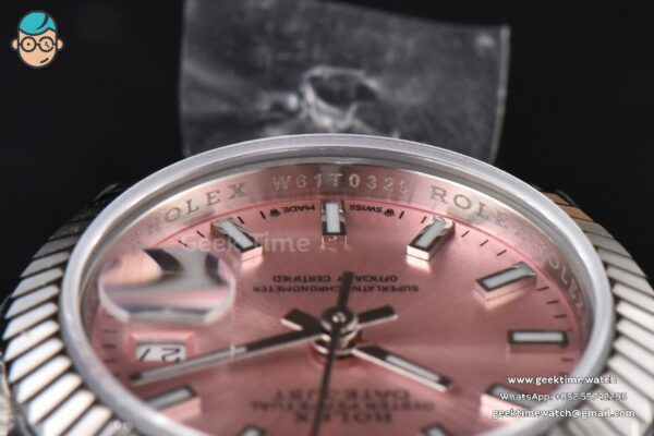 DateJust 28MM Ladies WF Pink Dial Jubilee Bracelet A2236 - Image 23