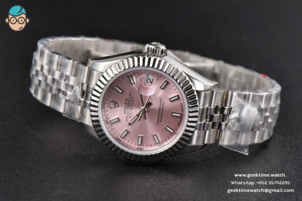 DateJust 28MM Ladies WF Pink Dial Jubilee Bracelet A2236 - Image 26