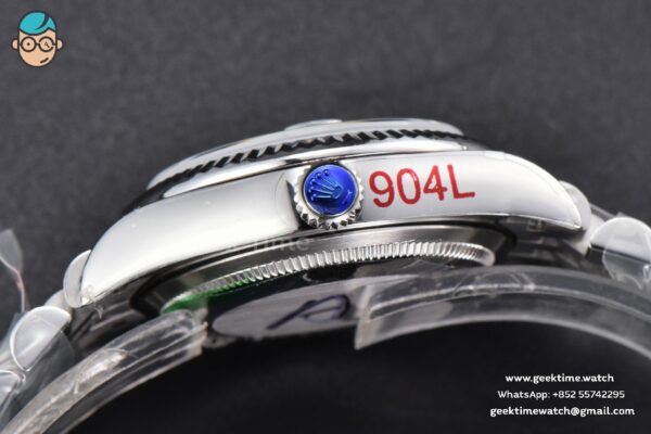 DateJust 31MM 904L GMF Fluted Bezel Blue Flowers Dial Jubilee Bracelet A2824 - Image 16
