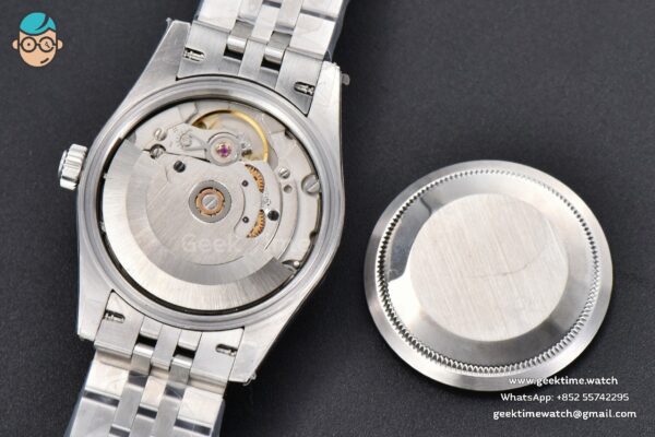 DateJust 31MM 904L GMF Fluted Bezel Blue Flowers Dial Jubilee Bracelet A2824 - Image 20
