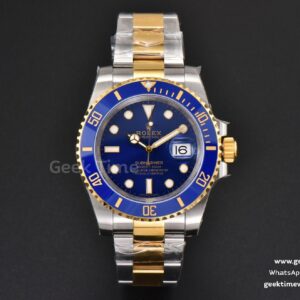 Submariner 116613 LB 904L King YG/SS Blue Ceramic Blue Dial SS Bracelet VR3135
