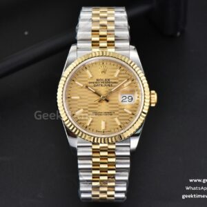 DateJust 36mm YG/SS BPF YG gemustertes Zifferblatt Jubilee-Armband A2824