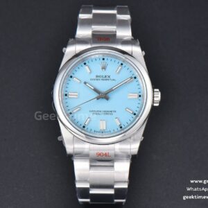 Oyster Perpetual 126000 36mm 904L GMF Tiffany-blaues Zifferblatt SS-Armband VR3230