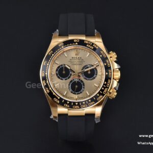 Daytona 126518 40mm Clean CF YG 904L YG Dial Black Bezel Oysterflex Strap DD4131
