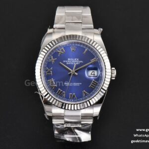 DateJust 41mm 126334 Clean CF Blue Roma Marker Osyter Bracelet VR3235