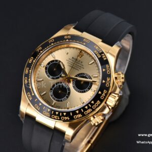 Daytona 126518 40mm Clean CF YG 904L YG Dial Black Bezel Oysterflex Strap DD4131