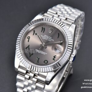 DateJust 41MM 126334 BPF Gray Arabic Dial Jubilee Bracelet A2824