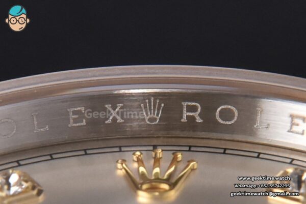 DateJust 36MM 904L YG/SS GMF Fluted Bezel Silver Dial Diamond Marker Jubilee Bracelet VR3235 - Image 11
