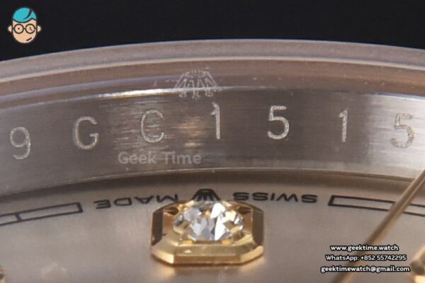 DateJust 36MM 904L YG/SS GMF Fluted Bezel Silver Dial Diamond Marker Jubilee Bracelet VR3235 - Image 12