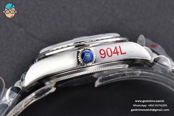 DateJust 31MM 904L GMF Diamond Bezel Blue Flowers Dial Jubilee Bracelet A2824 - Image 16
