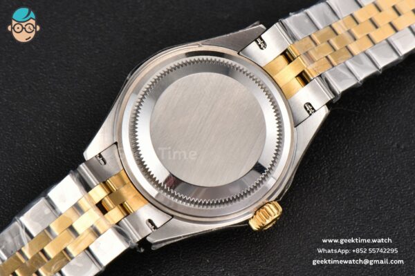 DateJust 28MM Ladies WF YG/SS MOP Dial Diamond Marker Jubilee Bracelet A2236 - Image 17