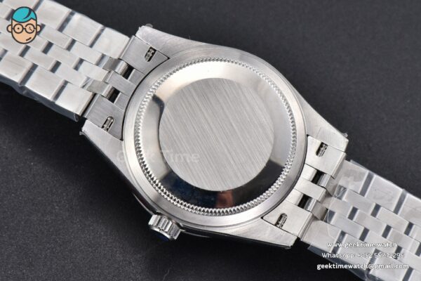 DateJust 31MM 904L GMF Diamond Bezel Blue Flowers Dial Jubilee Bracelet A2824 - Image 18