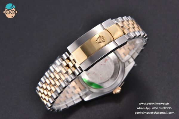 DateJust 36MM 904L YG/SS GMF Fluted Bezel Silver Dial Diamond Marker Jubilee Bracelet VR3235 - Image 26