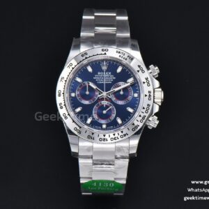 Daytona 116509 SS APSF Blue Dial Lume Marker SS Bracelet SH4130